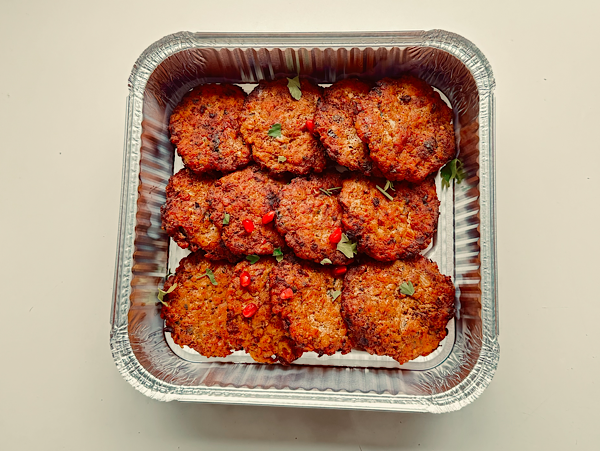Round Chicken Kebabs Platter
