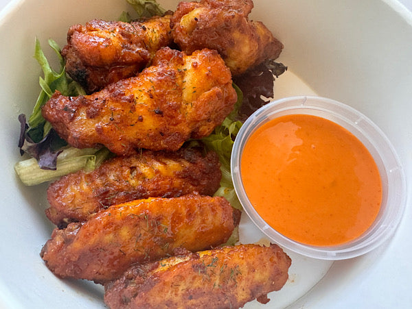 Chilli Glazed Chicken Wings (6 pieces)