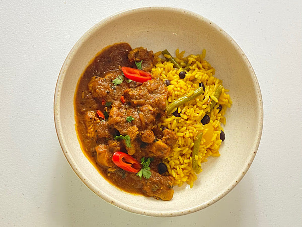 Chicken Korma with Pulao Rice