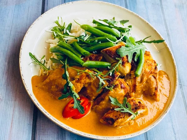 Butter Chicken with Turmeric Rice - High Protein