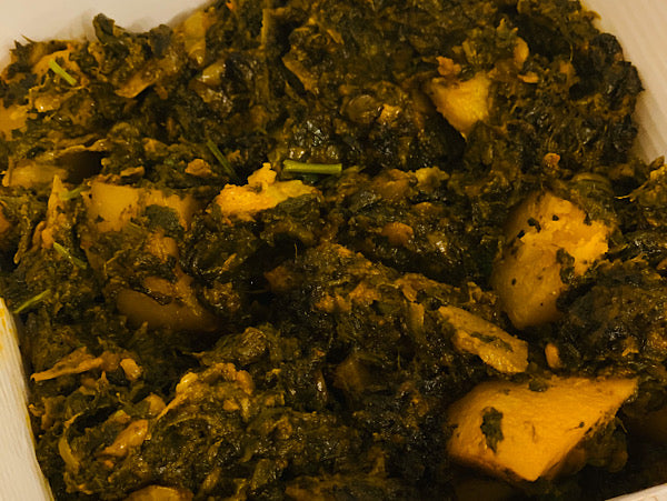 Palak Aloo (Spinach & Potato) - Vegan