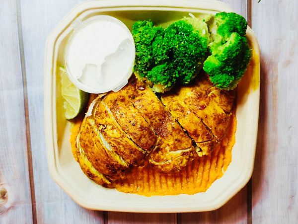 Cajun Spiced Chicken Fillet with Mashed Sweet Potato