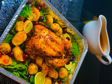 Load image into Gallery viewer, Roasted Chicken Dinner with rice stuffing (2-3people) - 24 hours notice required