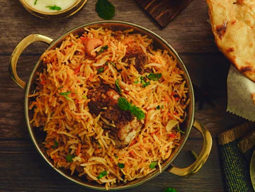 Lamb Biryani with Yogurt Raita - (Serves 2 and more)